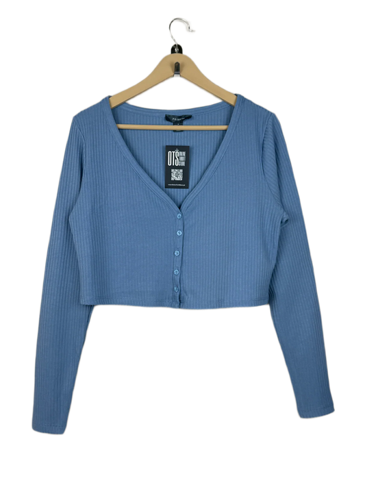 Winter Crop Tops | Primark | Preloved Branded | SkyBlue Polyester | Premium | OTS Thrift Store Karachi Pakistan