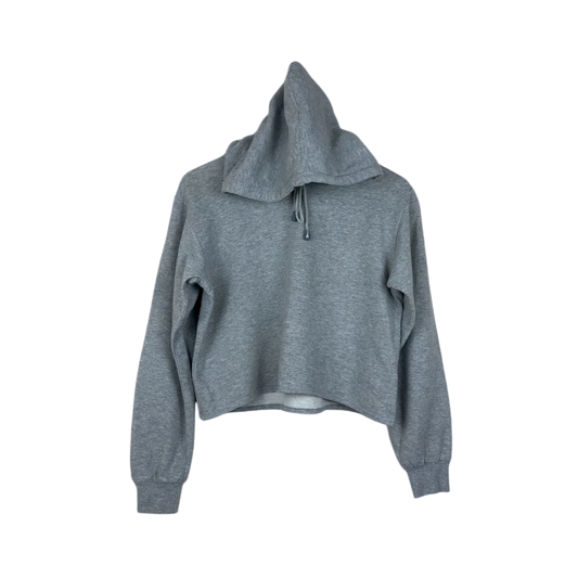 Secondhand Branded Winter Crop Tops by Unknown, Grey Cotton fabric, Premium condition, for Women - Online Thrift Shop Lahore Pakistan