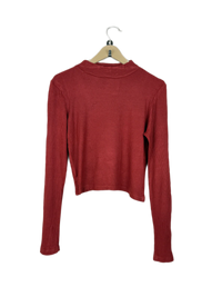 Maroon Winter Crop Top by Atmosphere (WCT-99)