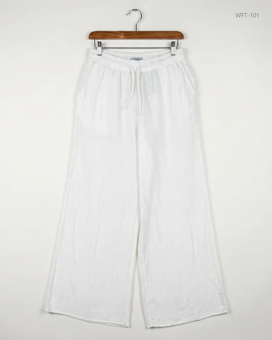 Preloved Premium Plus Women Flapper Trouser by Primark, White Cotton for - OTS Thrift Shop Islamabad Pakistan