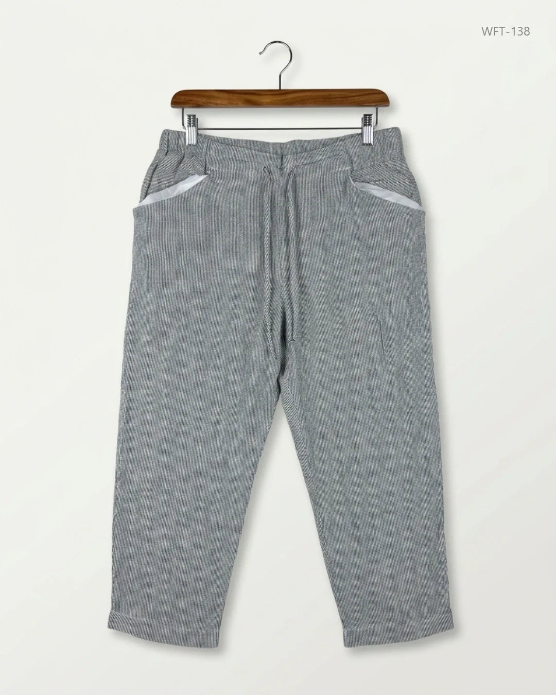 Premium Condition Women Flapper Trouser | Preloved TU | Gray Viscose | Thrift Shop for Lahore Pakistan | OTS