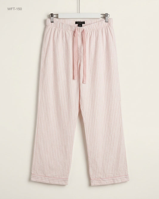 Women Flapper Trouser | LOVE TO LOUNGE | Preloved Branded | Pink Cotton | Premium | OTS Thrift Store Islamabad Pakistan