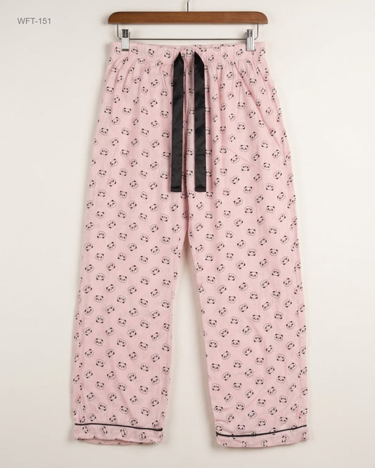 Preloved Premium Women Flapper Trouser by LOVE TO LOUNGE, Pink Viscose for - OTS Thrift Shop Lahore Pakistan