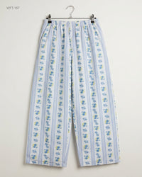 SECRET (WFT-157) Wide-Leg Pajama Pants
