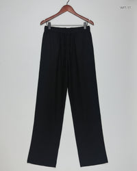 BERSHKA Black Women's Plazzo Flapper Trouser (WFT-17)