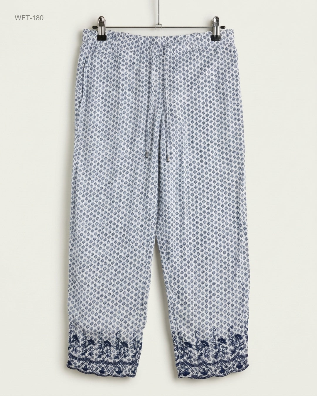 Marks & Spencer (WFT-180) Wide-Leg Patterned Pants
