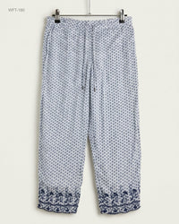 Marks & Spencer (WFT-180) Wide-Leg Patterned Pants