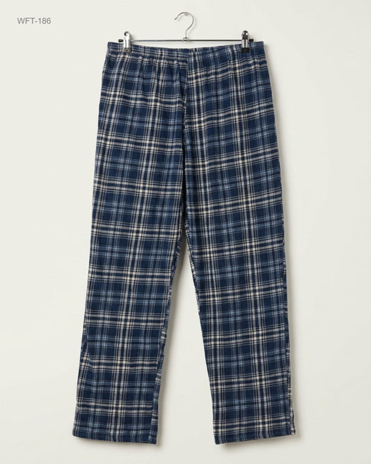 Shop Premium Women Flapper Trouser by Marks & Spencer | Preloved Branded Clothes | Blue Cotton | | OTS Thrift Store Peshawar Pakistan