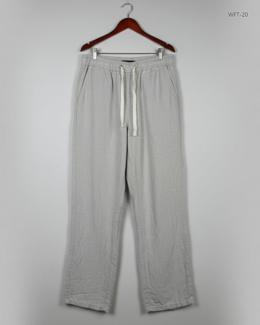 UK Imported secondhand Women Flapper Trouser - Marks & Spencer brand, OffWhite Viscose, Premium condition, for Womens - Online Thrift Store Islamabad Pakistan