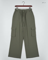 PRIMARK Green Women's Plazzo Flapper Trouser (WFT-21)
