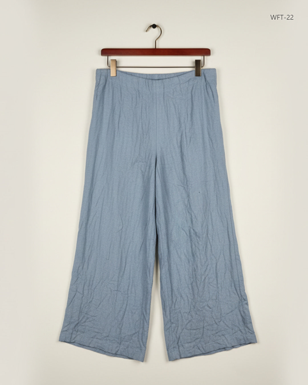 IZABEL Sky Blue Women's Plazzo Flapper Trouser (WFT-22)