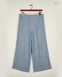 IZABEL Sky Blue Women's Plazzo Flapper Trouser (WFT-22)