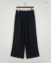 UKNOWN Black Women's Plazzo Flapper Trouser (WFT-24)