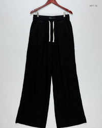 MARKS & SPENCER Black Women's Plazzo Flapper Trouser (WFT-36)