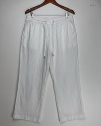 MARKS & SPENCER White Women's Plazzo Flapper Trouser (WFT-4)