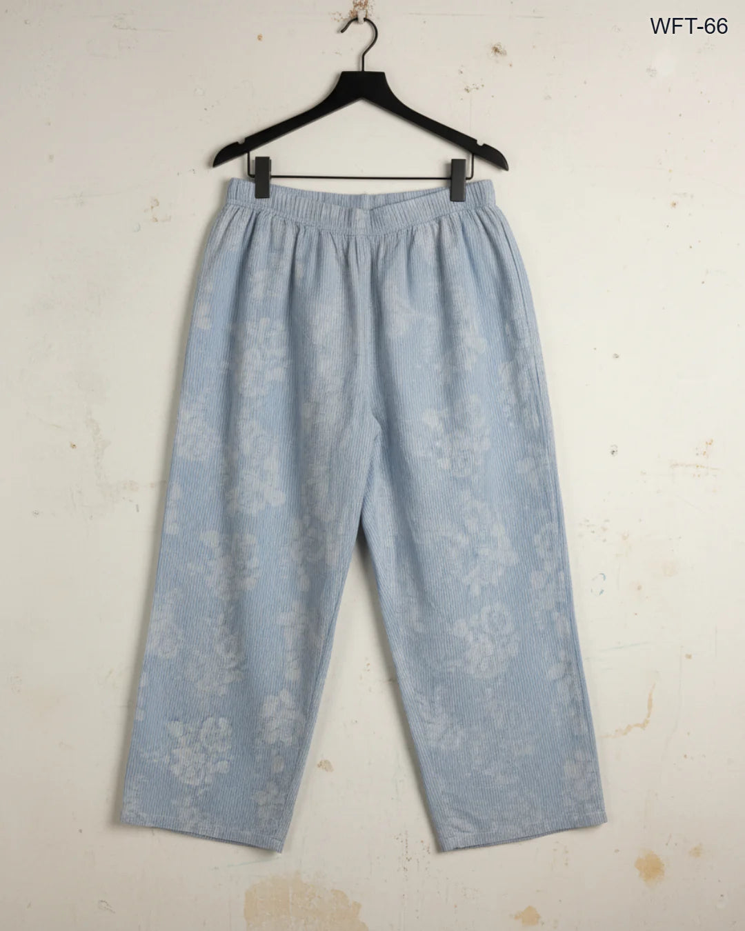 Shop Premium Women Flapper Trouser by DUNNES STORES | Preloved Branded Clothes | SkyBlue Cotton | Womens | OTS Thrift Store Peshawar Pakistan