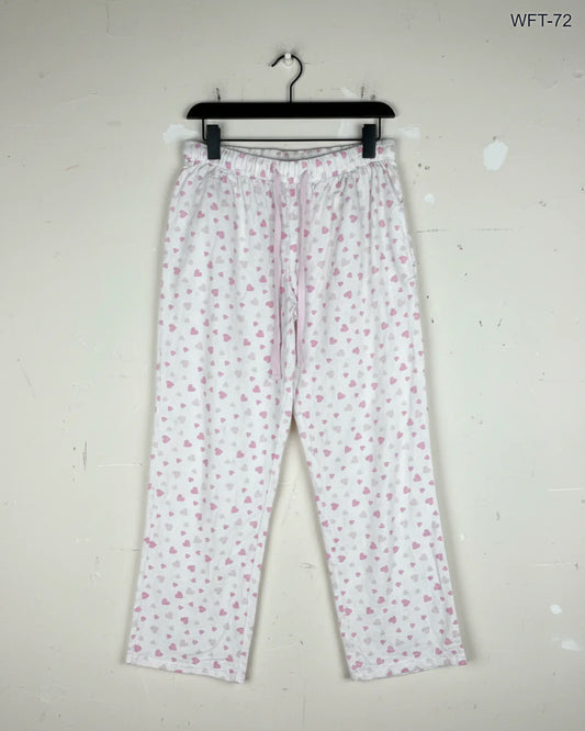 Women Flapper Trouser | LOVE TO LOUNGE | Preloved Branded | Pink Cotton | Premium | OTS Thrift Store Karachi Pakistan