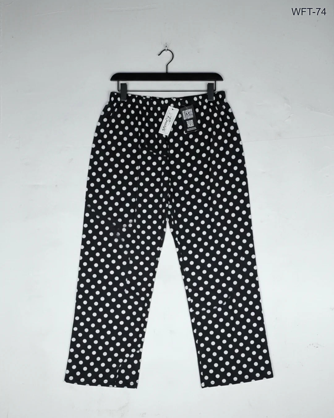 UK Imported secondhand Women Flapper Trouser - Rana brand, Black & White Polyester, Premium Plus condition, for Womens - Online Thrift Store Karachi Pakistan