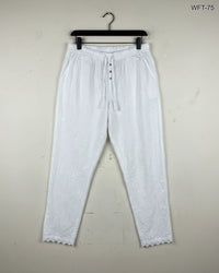 LOVE TO LOUNGE White Women Flapper Trouser (WFT-75)