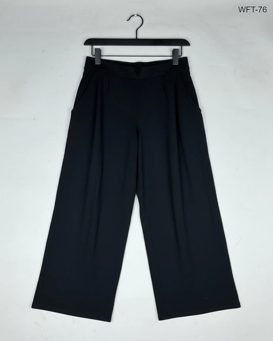 Preloved Premium Women Flapper Trouser by CAPSULE, Black Polyester for Womens - OTS Thrift Shop Karachi Pakistan