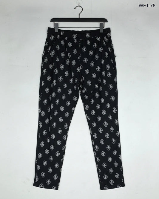 Preloved Excellent Women Flapper Trouser by George, Black Cotton for Womens - OTS Thrift Shop Karachi Pakistan