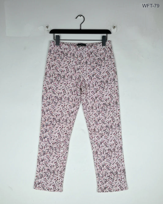 Shop Premium Women Flapper Trouser by Marks & Spencer | Preloved Branded Clothes | Multi Cotton | Womens | OTS Thrift Store Peshawar Pakistan
