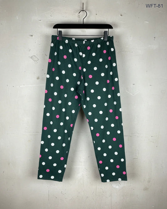 UK Imported secondhand Women Flapper Trouser - Marks & Spencer brand, Green Cotton, Premium condition, for Womens - Online Thrift Store Lahore Pakistan