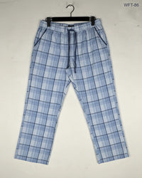 LOVE TO LOUNGE Sky Blue Women Flapper Trouser (WFT-86)