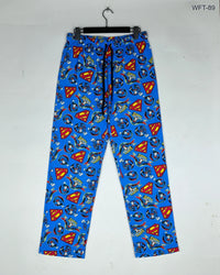SUPER MAN Blue Women Flapper Trouser (WFT-89)