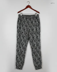 MARKS & SPENCER Black & White Women's Plazzo Flapper Trouser (WFT-9)