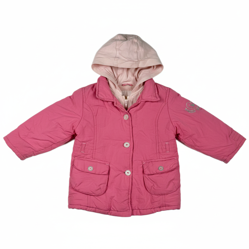 UK Imported secondhand Girls Jackets - BABY CLUB brand, PINK POLYSTER, PREMIUM condition, for GIRLS - Online Thrift Store Lahore Pakistan