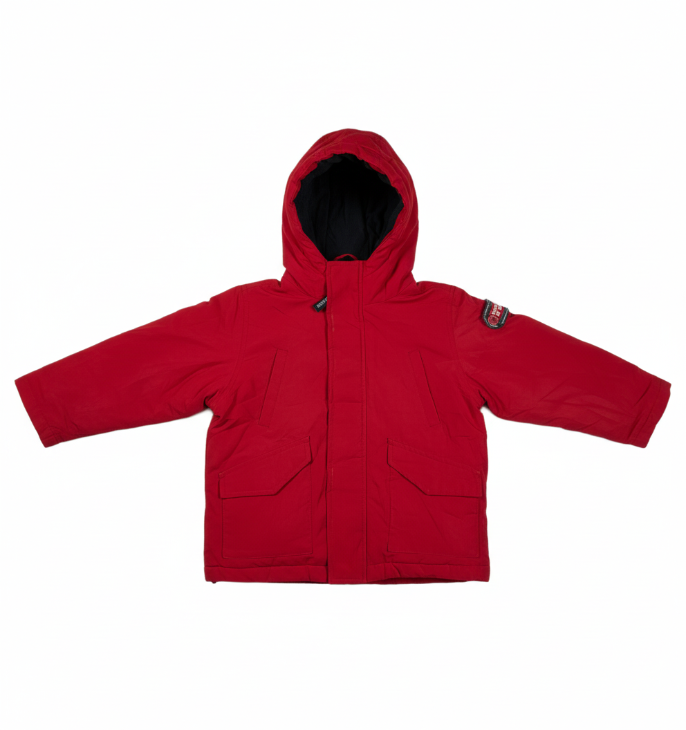 Shop PREMIUM Girls Jackets by BENTTON | Preloved Branded Clothes | RED POLYSTER | GIRLS | OTS Thrift Store Lahore Pakistan