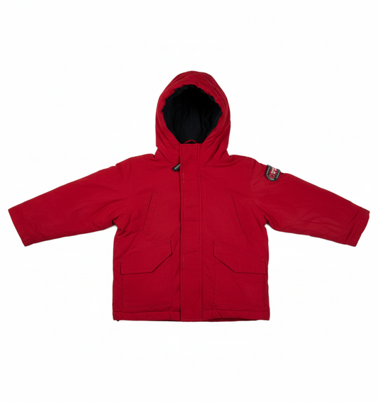 Shop PREMIUM Girls Jackets by BENTTON | Preloved Branded Clothes | RED POLYSTER | GIRLS | OTS Thrift Store Lahore Pakistan