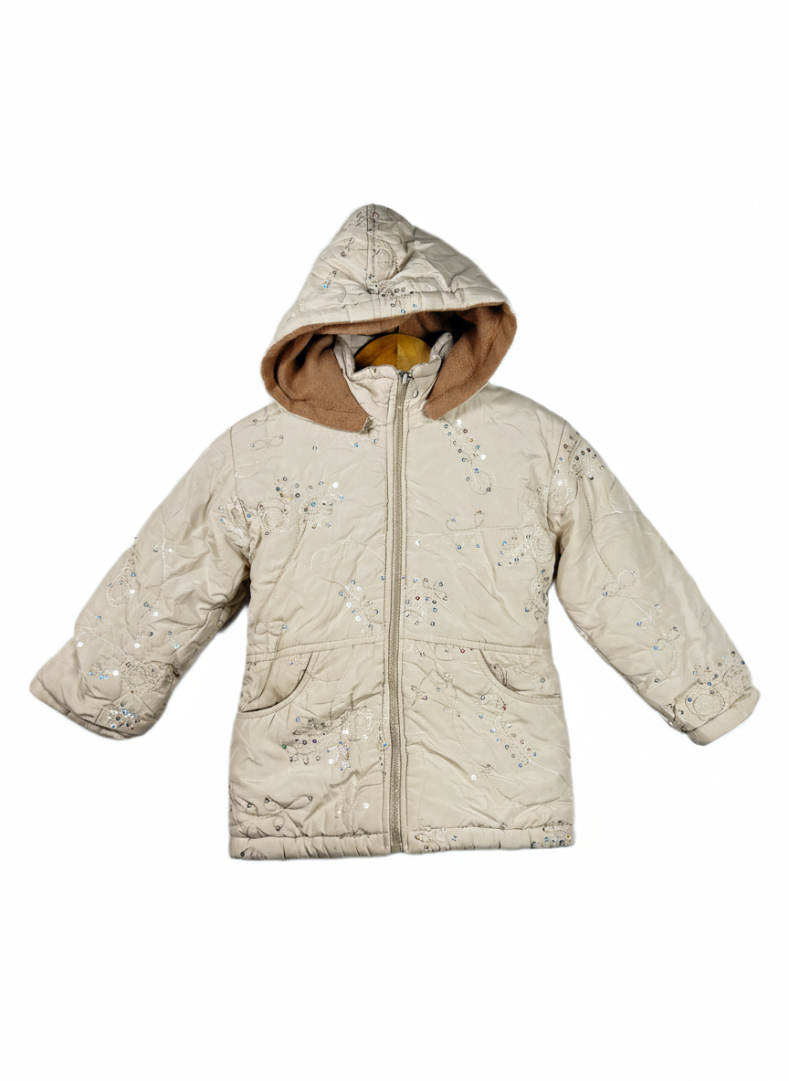 Shop PREMIUM PLUS Girls Jackets by GZIA | Preloved Branded Clothes | CREAM POLYSTER | GIRLS | OTS Thrift Store Islamabad Pakistan