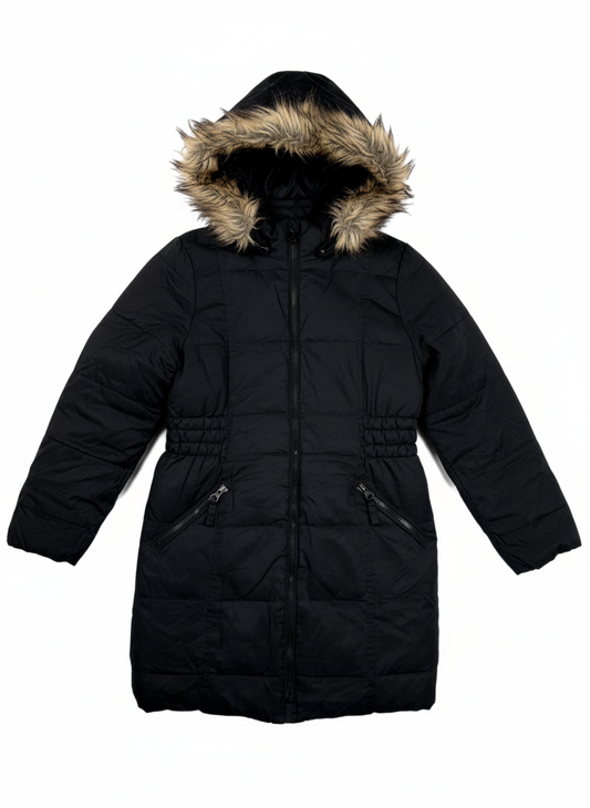 UK Imported secondhand Girls Jackets - LANDS END brand, BLACK POLYSTER, PREMIUM PLUS condition, for GIRLS - Online Thrift Store Lahore Pakistan