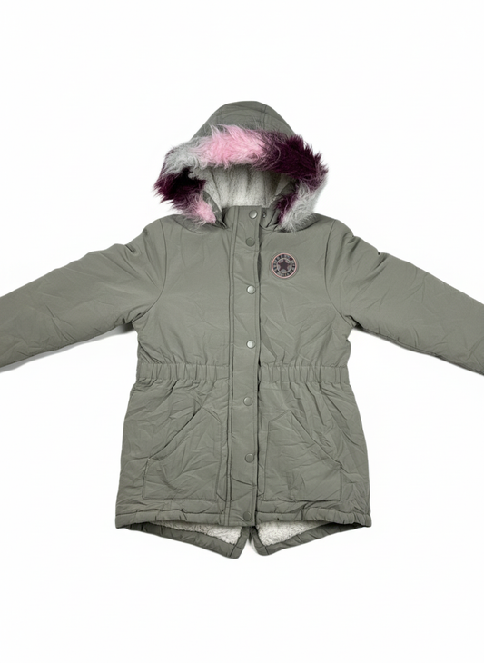 Girls Jackets | LITTLE KIDS | Preloved Branded | LIGHT GREEN POLYSTER | PREMIUM PLUS | OTS Thrift Store Islamabad Pakistan