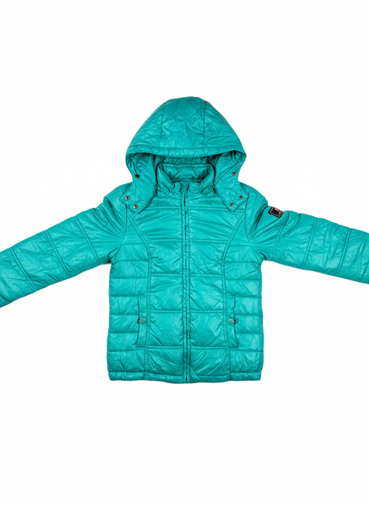 GOOD Condition Girls Jackets | Preloved PAGE YOUNG | GREEN POLYSTER | Thrift Shop for GIRLS Karachi Pakistan | OTS