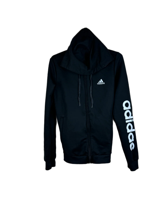 Shop Premium Winter Hoodies & Sweatshirtss by Adidas | Preloved Branded Clothes | Black Polyester | Women | OTS Thrift Store Lahore Pakistan