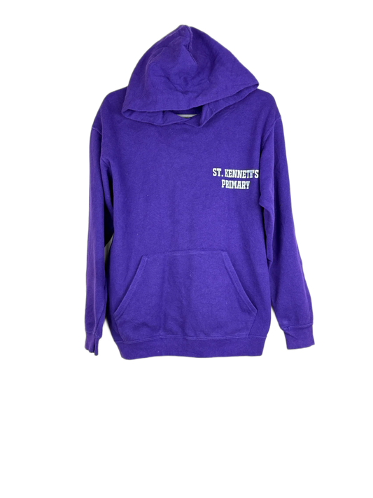 Preloved Premium Winter Hoodies & Sweatshirtss by Fruit of the Loom, Purple Cotton for Women - OTS Thrift Shop Islamabad Pakistan