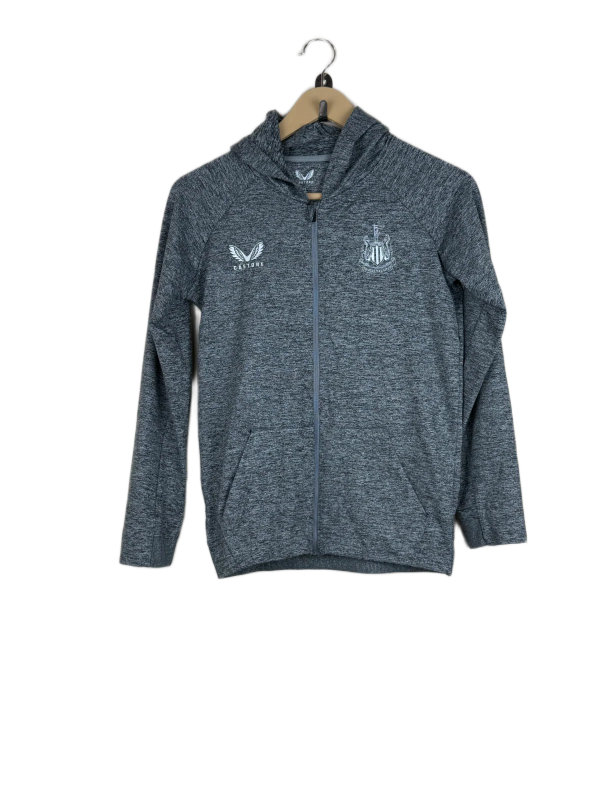 Shop Premium Plus Winter Hoodies & Sweatshirtss by castore | Preloved Branded Clothes | Grey Polyester | Women | OTS Thrift Store Peshawar Pakistan