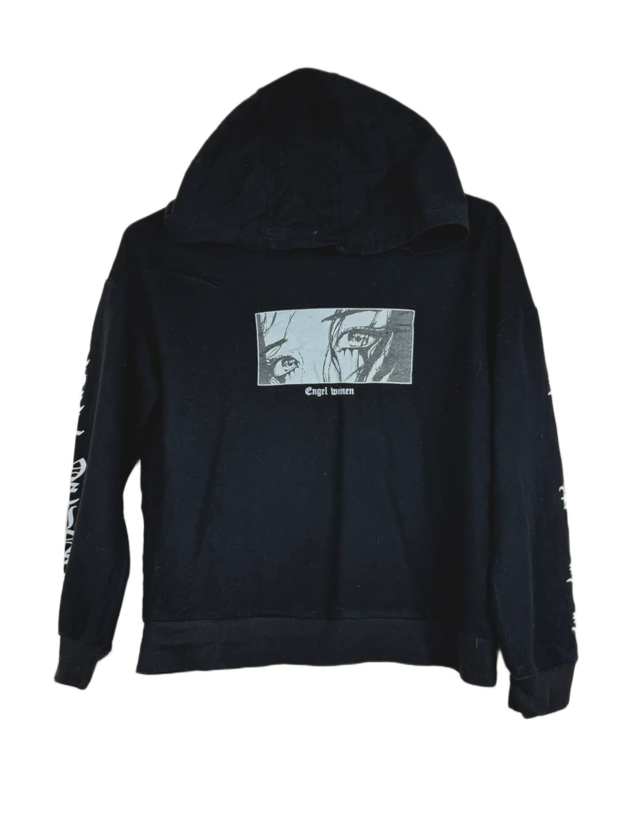 Shop Premium Plus Winter Hoodies & Sweatshirtss by Shein | Preloved Branded Clothes | Black Cotton | Women | OTS Thrift Store Islamabad Pakistan