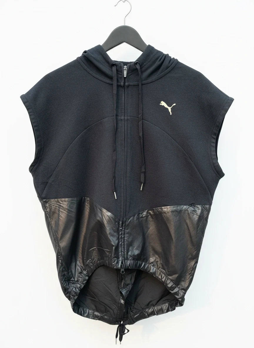 UK Imported secondhand Winter Hoodies & Sweatshirts - puma brand, Black Cotton, Premium condition, for Womens Hoodies - Online Thrift Store Karachi Pakistan