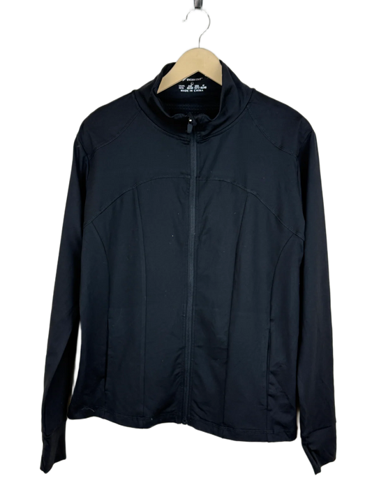 Secondhand Branded Winter Hoodies & Sweatshirtss by Workout, Black Polyester fabric, Premium condition, for Women - Online Thrift Shop Lahore Pakistan