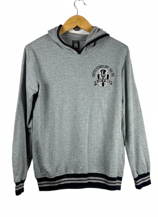 UK Imported secondhand Women Hoodies & Jackets - SMALL GANG brand, GREY COTTON, PREMIUM condition, for Women - Online Thrift Store Karachi Pakistan