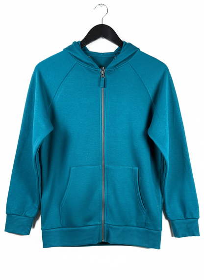 Secondhand Branded Women Hoodies & Jackets by DUNNES STORES, GREEN POLYSTER fabric, PREMIUM PLUS condition, for Women - Online Thrift Shop Islamabad Pakistan