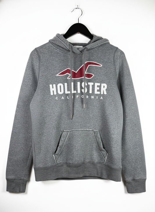 UK Imported secondhand Women Hoodies & Jackets - HOLLISTER brand, GREY COTTON, PREMIUM condition, for Women - Online Thrift Store Lahore Pakistan