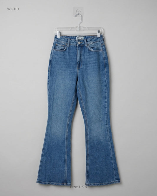 Women Jeans | Brooke | Preloved Branded | Blue Cotton | Premium | OTS Thrift Store Karachi Pakistan