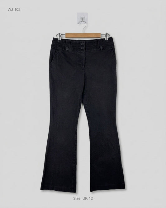 Secondhand Branded Women Jeans by M&CO, Grey Cotton fabric, Premium condition, for - Online Thrift Shop Karachi Pakistan