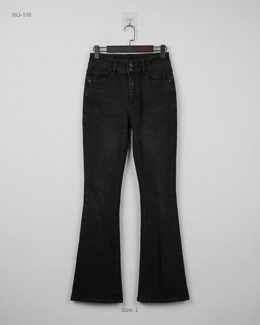 Women Jeans | Shein | Preloved Branded | Black Cotton | PREMIUM | OTS Thrift Store Islamabad Pakistan