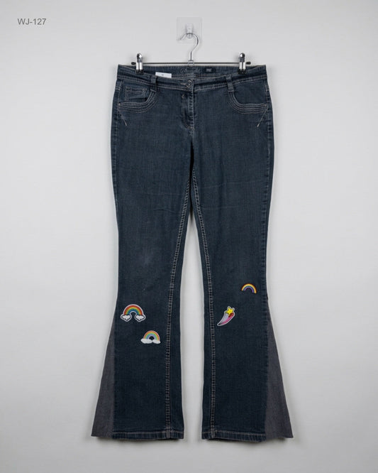 Secondhand Branded Women Jeans by F&F, Grey Cotton fabric, Premium condition, for - Online Thrift Shop Islamabad Pakistan